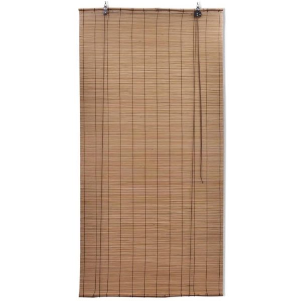 Brown Bamboo Roller Blinds 120 x 160 cm
