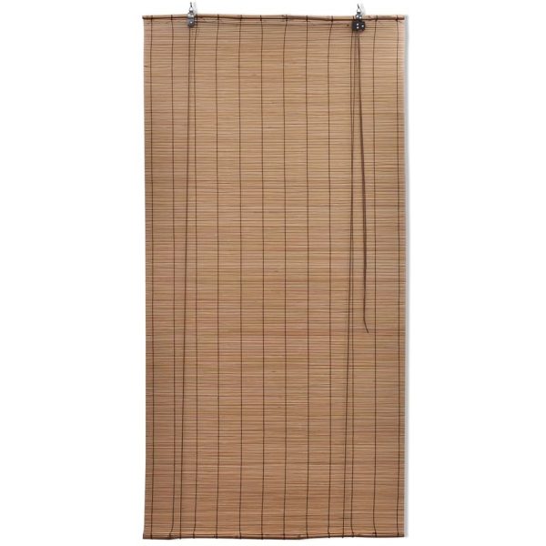 Brown Bamboo Roller Blinds 140 x 160 cm