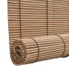 Brown Bamboo Roller Blinds 140 x 160 cm