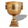 Trophy Cup Champagne Cooler Copper Brown