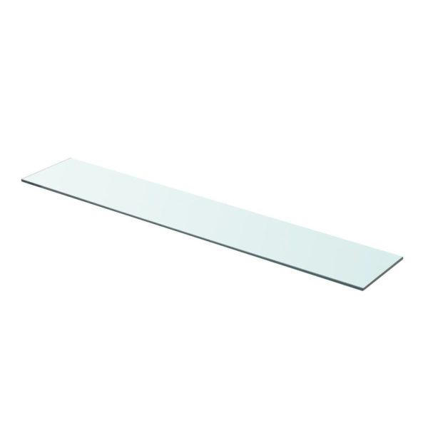 Shelf Panel Glass Clear 90×15 cm