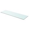Shelf Panel Glass Clear 90×25 cm