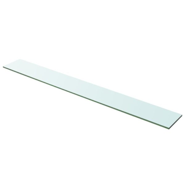 Shelf Panel Glass Clear 100×12 cm