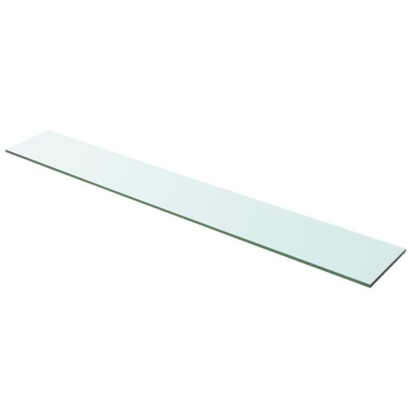Shelf Panel Glass Clear 100×15 cm