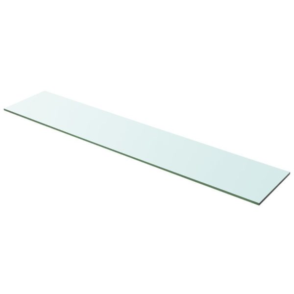 Shelf Panel Glass Clear 100×20 cm