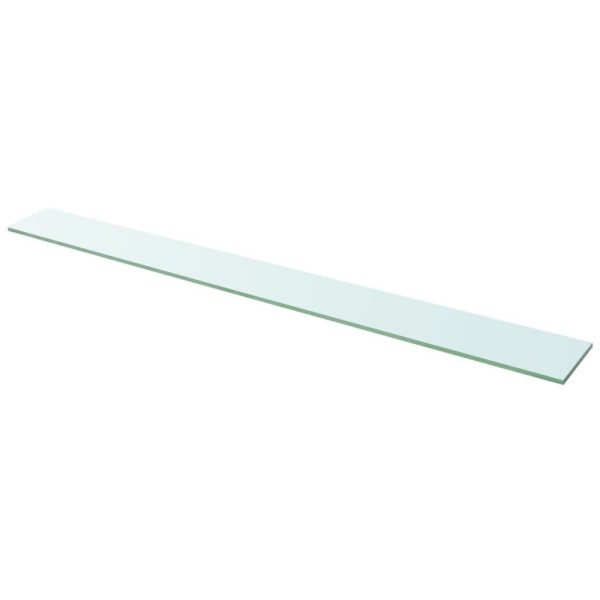 Shelf Panel Glass Clear 110×12 cm