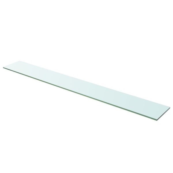 Shelf Panel Glass Clear 110×15 cm