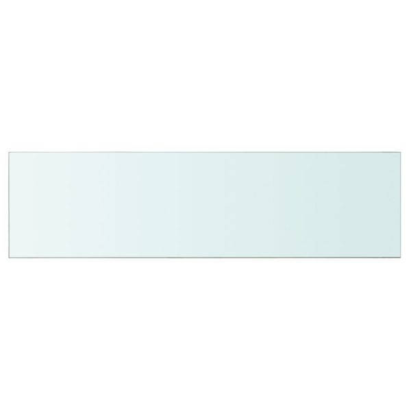 Shelf Panel Glass Clear 110×30 cm