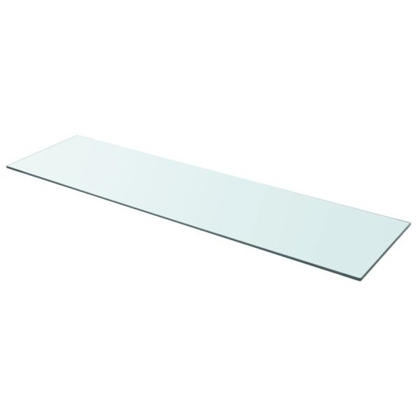 Shelf Panel Glass Clear 110×30 cm