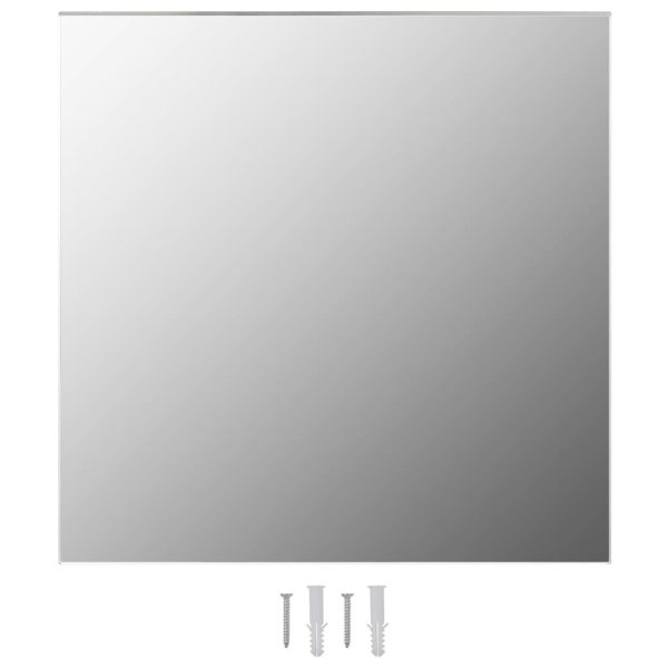 Wall Mirror 40×40 cm Square Glass