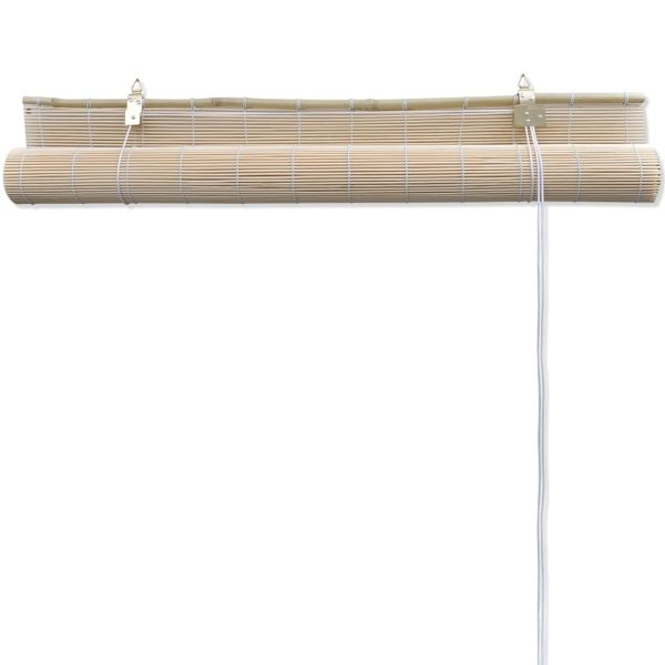 Roller Blind Bamboo 150×160 cm Natural