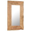 Cosmetic Mirror 50×80 cm Solid Acacia Wood