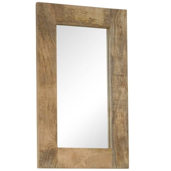 Mirror Solid Mango Wood 50×80 cm