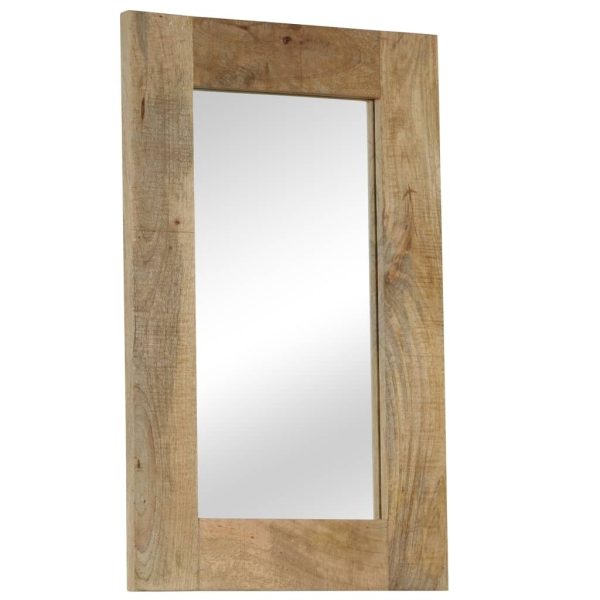 Mirror Solid Mango Wood 50×80 cm