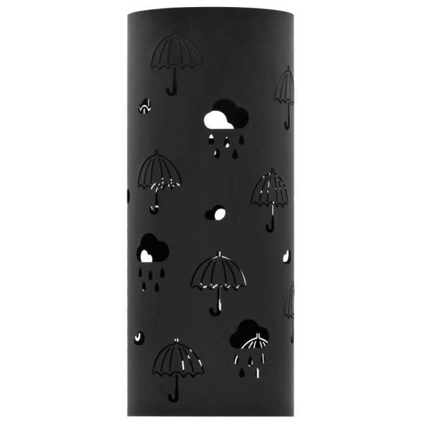 Umbrella Stand Umbrellas Steel Black
