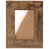 Photo Frames 2 pcs 23×28 cm Solid Reclaimed Wood and Glass