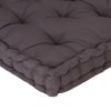 Pallet Floor Cushions 2 pcs Cotton Anthracite