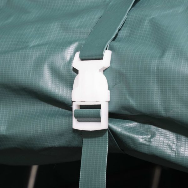 Removable Livestock Tent PVC 550 g/m² 3.3×3.2 m Dark Green