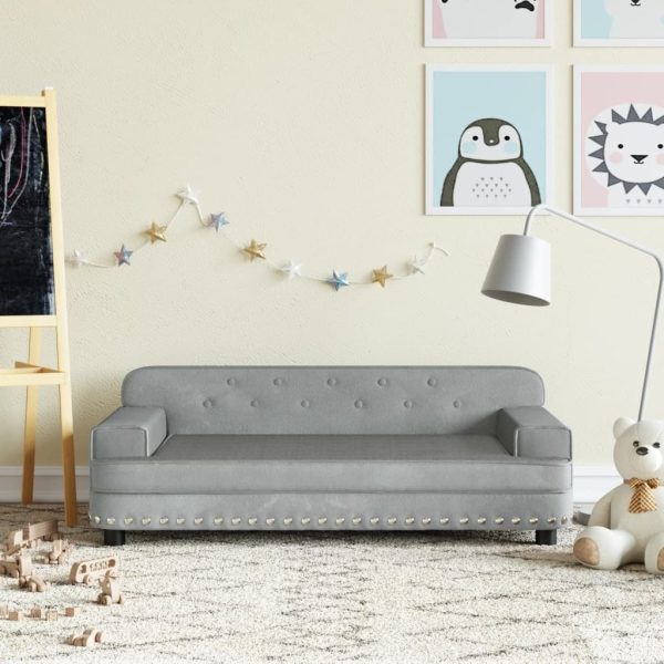 Kids Sofa Velvet