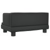 Kids Sofa Black 60x40x30 cm Faux Leather