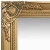 Wall Mirror Baroque Style 50×120 cm Gold