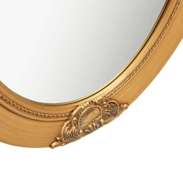 Wall Mirror Baroque Style 50×70 cm Gold