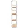 Bookcase 80x30x180 cm – Rough Mango Wood