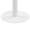 Bistro Table MDF – 80 cm, Light Brown and White