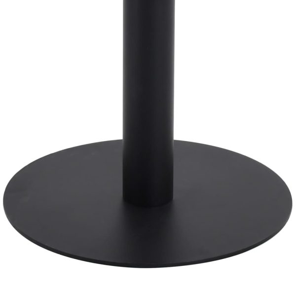 Bistro Table MDF – 60×60 cm, Light Brown and Black