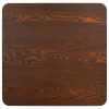 Bistro Table MDF – 60×60 cm, Dark Brown