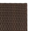 Folding Table 45x35x32 cm Poly Rattan – Brown