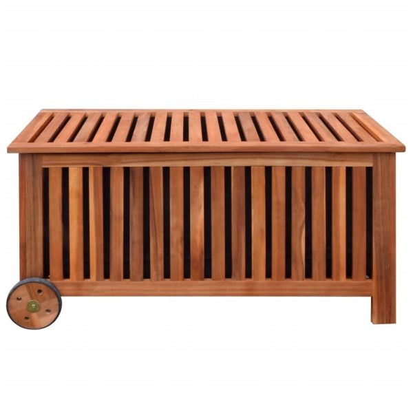 Garden Storage Box 118x52x58 cm Wood
