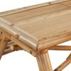 Picnic Table 120x120x78 cm Bamboo