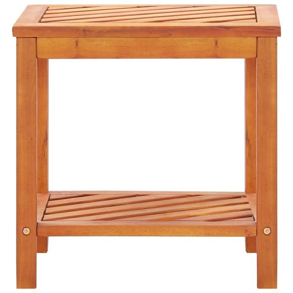 Wellington Side Table Solid Acacia Wood 45x33x45 cm