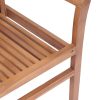 Stacking Dining Chairs Solid Teak – 4
