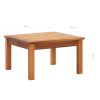 Garden Coffee Table Solid Acacia Wood – 60x60x36 cm