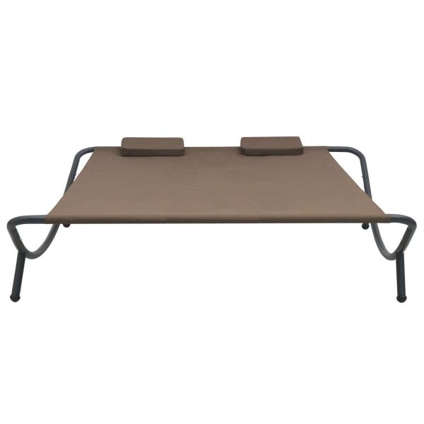 Outdoor Lounge Bed Fabric – Brown