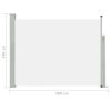 Patio Retractable Side Awning 140×500 cm Cream