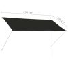 Retractable Awning 250×150 cm Anthracite