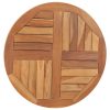 Table Top Solid Teak Wood Round – 70×2.5 cm