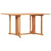 Folding Butterfly Garden Table Solid Teak Wood – 150x90x75 cm