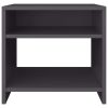 Easton Bedside Cabinet 40x30x40 cm Engineered Wood – Grey, 1