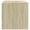 Tamworth TV Cabinet 80x40x40 cm Engineered Wood – White and Sonoma Oak