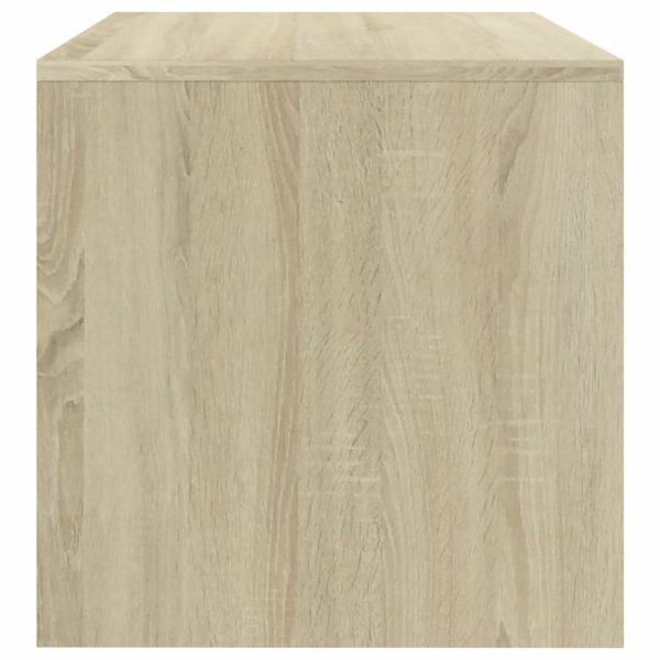 Tamworth TV Cabinet 80x40x40 cm Engineered Wood – White and Sonoma Oak
