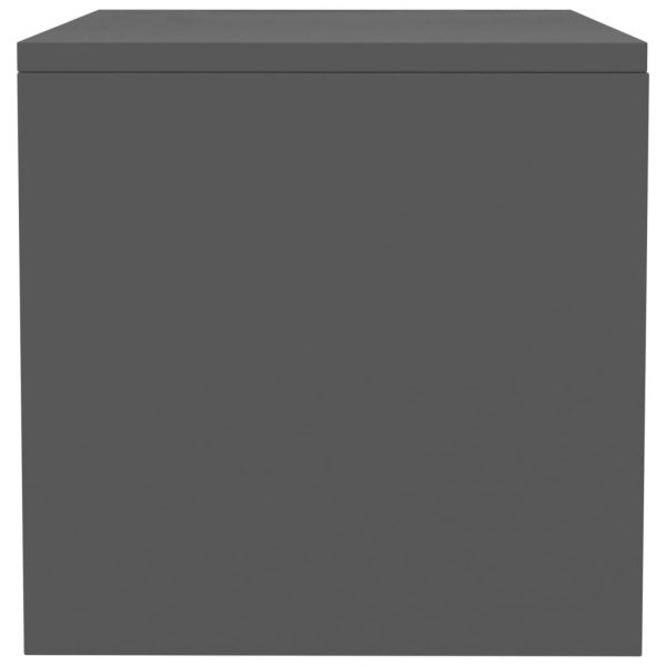 Haven Bedside Cabinet 40x30x30 cm Engineered Wood – Grey