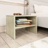 Haven Bedside Cabinet 40x30x30 cm Engineered Wood – Sonoma oak