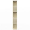 Book Cabinet/Room Divider 80x24x159 cm Engineered Wood – Sonoma oak