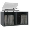 Vinyl Storage Box 71x34x36 cm Engineered Wood – Grey