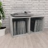 Vinyl Storage Box 71x34x36 cm Engineered Wood – Concrete Grey