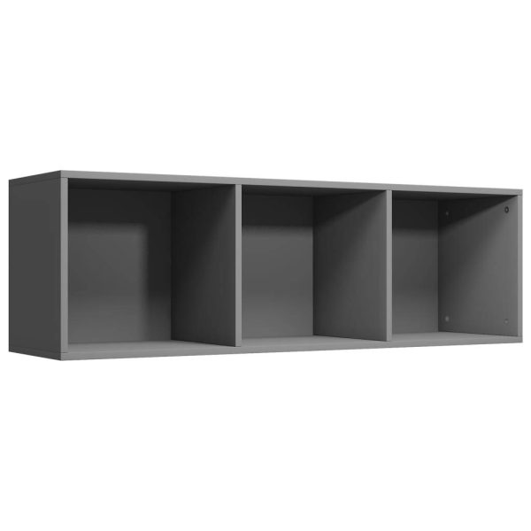 Book Cabinet/TV Cabinet 36x30x114 cm Engineered Wood – Grey
